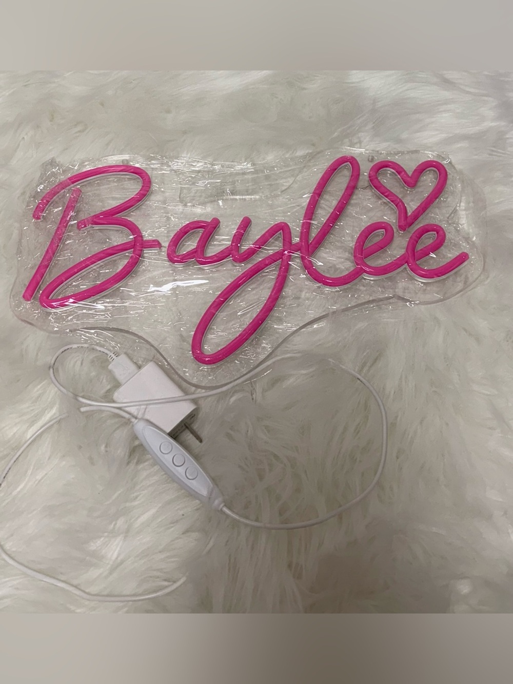 Custom LED Name Sign “Baylee” - Picture 3 of 5